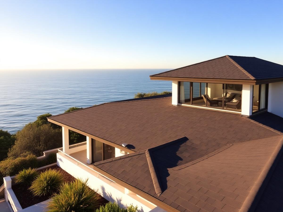 Cool-roof shingle re-roof